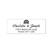 結婚の差出人住所、自分のカップルを作りなさい。 ラバースタンプ (インプリント)