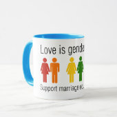 結婚の平等のマグ マグカップ (正面左)
