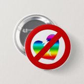 結婚の平等ボタン-スローガン無し 缶バッジ (正面&裏面)