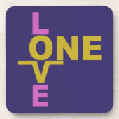 結婚の平等/ワンラブカスタムコースター コースター (正面)