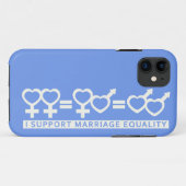 結婚の平等/1つの愛のiPhoneカスタムケース Case-Mate iPhoneケース (裏面(横))