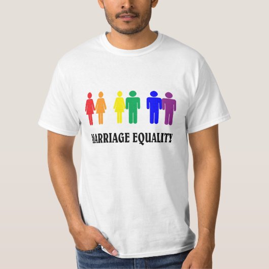 結婚の平等LGBT。 Tシャツ (正面)