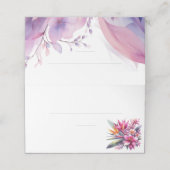 結婚の座席表水彩さくらんぼの花 プレイスカード (外部開封)