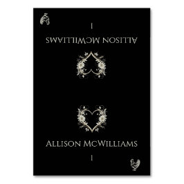 結婚の座席表 – 鶏のアイコン – 花 テーブルナンバー