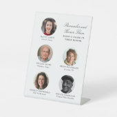 結婚の思い出の五つフォトカクテルメニュー 台座サイン (正面)