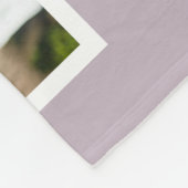 結婚の思い出Photo Collage Keepsake フリースブランケット (角)