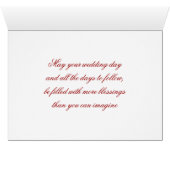 "結婚の恵み"クリムゾンローズブーケ (内部横(下))