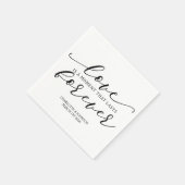 結婚の愛引用文 スタンダードカクテルナプキン (角)