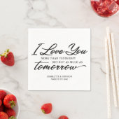 結婚の愛引用文 スタンダードカクテルナプキン (インサイチュ)