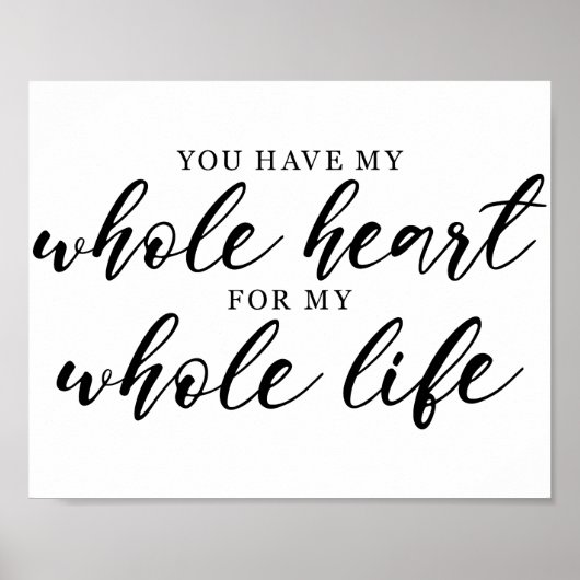 結婚の愛引用文 ポスター (正面)