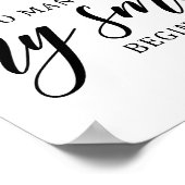 結婚の愛引用文 ポスター (角)