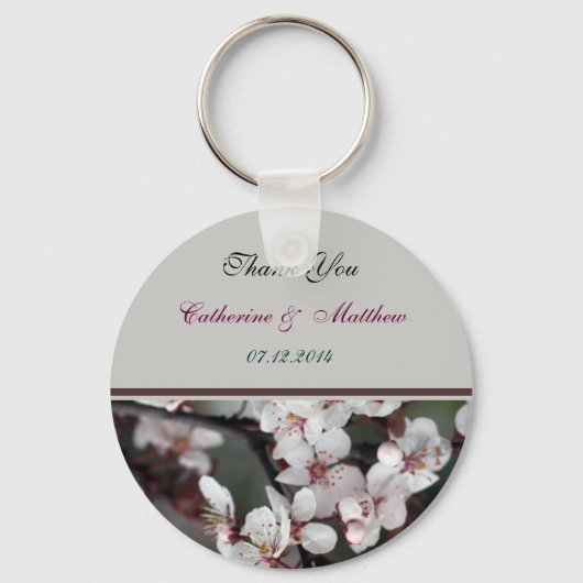結婚の感謝していステッカーやカードなど キーホルダー (正面)