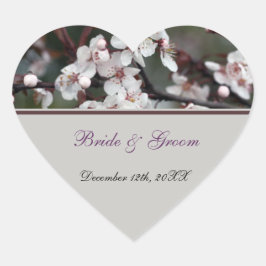 結婚の感謝していステッカーやカードなど ハートシール