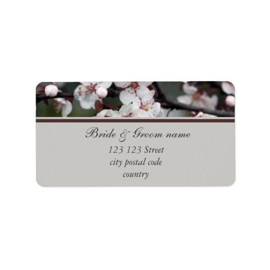 結婚の感謝していステッカーやカードなど ラベル (正面)