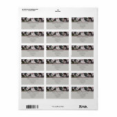 結婚の感謝していステッカーやカードなど ラベル (フルシート)