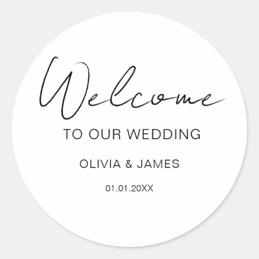 結婚の感謝してい記念婚約とイベント ラウンドシール (正面)