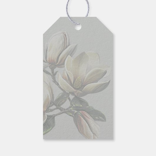 結婚の感謝メッセージカードサザンマグノリア ギフトタグ (裏面)