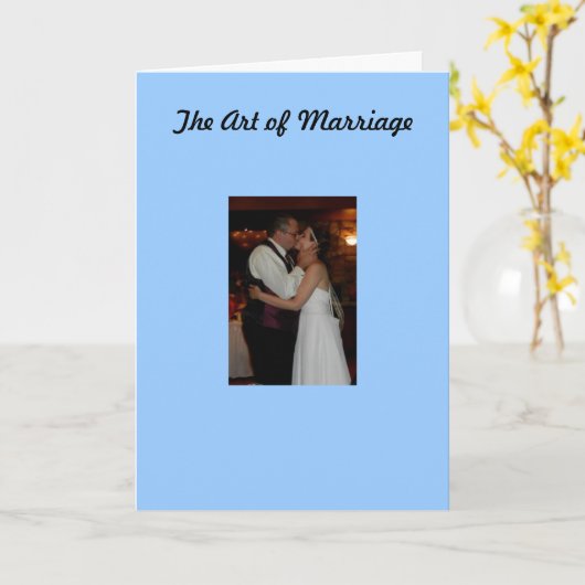 結婚の技術 カード (黄色い花)