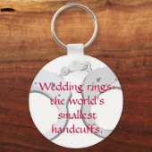 結婚の指輪：世界最小の手錠 キーホルダー (正面)