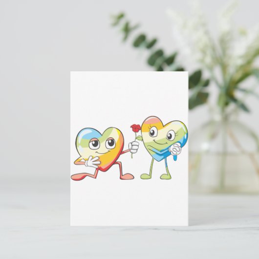 結婚の提案アイディア ポストカード (スタンド正面)