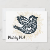 結婚の提案バレンタインデー シーズンカード (正面)