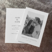 結婚の救カード招待状Iエレガントな結婚式 セーブザデート