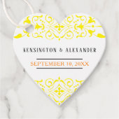 結婚の文字列のゲスつるト変更色 フェイバータグ (正面)