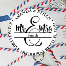 結婚の新しい住所 セルフインキングスタンプ