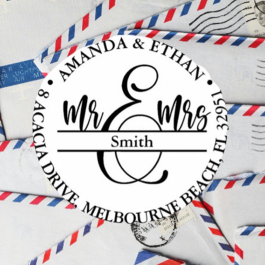 結婚の新しい住所 セルフインキングスタンプ