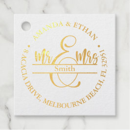 結婚の新しい住所 フェイバータグ