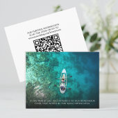 結婚の新婚旅行ファンド寄贈QRコード エンクロージャーカード