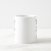 結婚の新郎新婦の体育トレーニング_1 コーヒーマグカップ (中央)