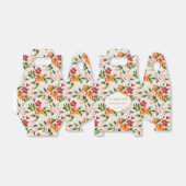 結婚の新郎新婦ヴィンテージシエレガントックフローラ フェイバーボックス (折り畳みなし)