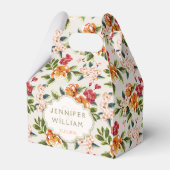 結婚の新郎新婦ヴィンテージシエレガントックフローラ フェイバーボックス (正面サイド)