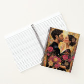 結婚の日に恋に落ちたカップル ノートブック (内部)