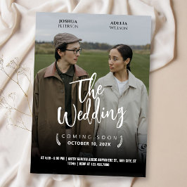 結婚の映画ポスタミニマルーROMANCE写真 招待状