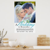 結婚の映画ポスター – カスタム写真テンプレート ポスター (キッチン)
