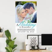 結婚の映画ポスター – カスタム写真テンプレート ポスター (ホームオフィス)
