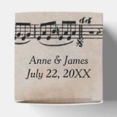 結婚の楽譜オンヴィンテージ紙 フェイバーボックス (上部)