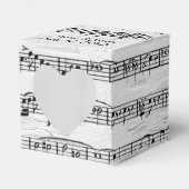 結婚の楽譜オン樺の木 フェイバーボックス (正面サイド)