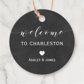 結婚の歓迎ギフトラベルシャルボードウェルカム フェイバータグ (正面)