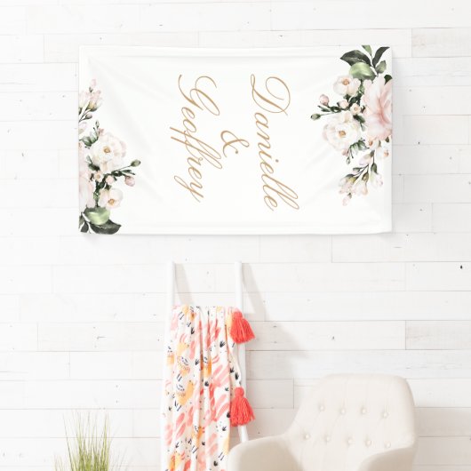 結婚の歓迎バナー – Chloe 横断幕 (インサイチュ)