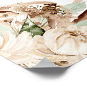 結婚の歓迎ボスペインのード ポスター (角)