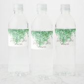 結婚の水の色縁ど緑 ペットボトルラベル (ボトル)