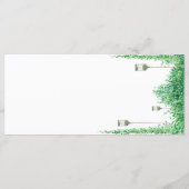 結婚の水の色縁ど緑 メニュー (裏面)