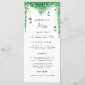 結婚の水の色縁ど緑 メニュー (正面)