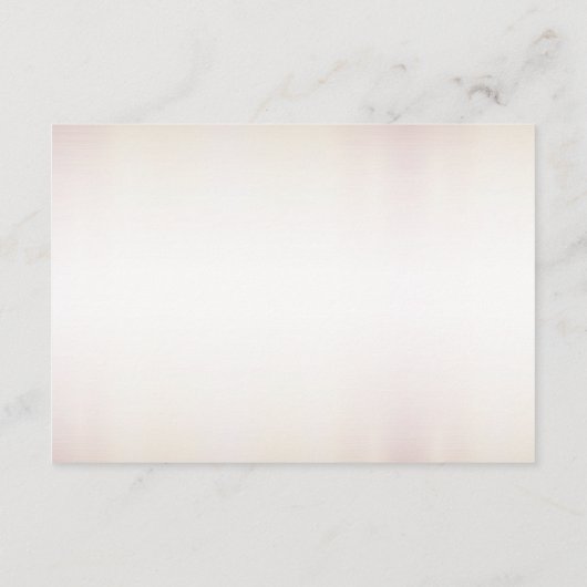 結婚の水彩房保桃色エレガント花 エンクロージャーカード (裏面)