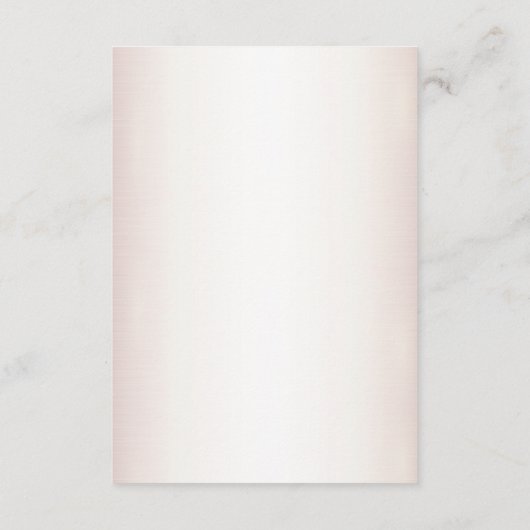 結婚の水彩房保桃色エレガント花 エンクロージャーカード (裏面)