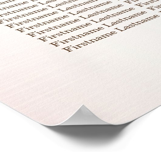 結婚の水彩房保桃色エレガント花 ポスター (角)