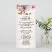 結婚の水彩房保桃色エレガント花 メニュー (スタンド正面)